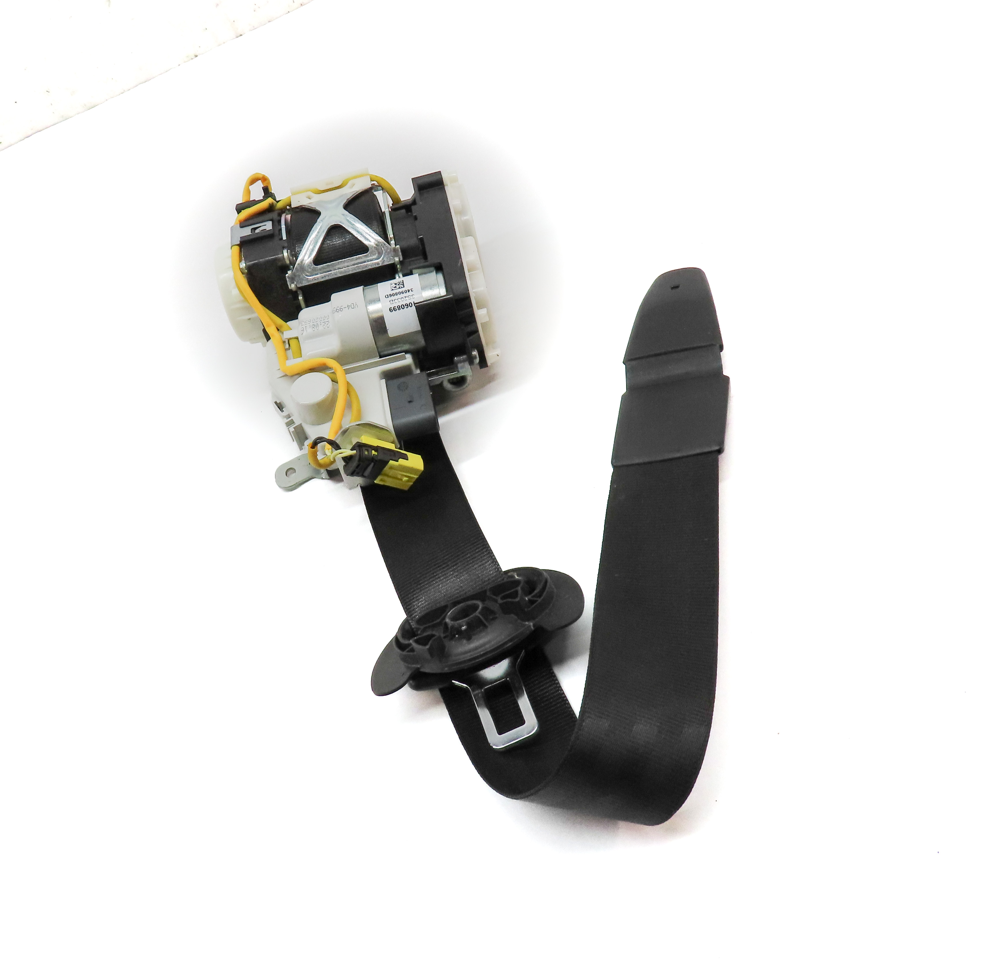 2017 AUDI A6 (C7 4G) FRONT LEFT DRIVER SEAT SEATBELT RETRACTOR (BLACK) — exact item pictured